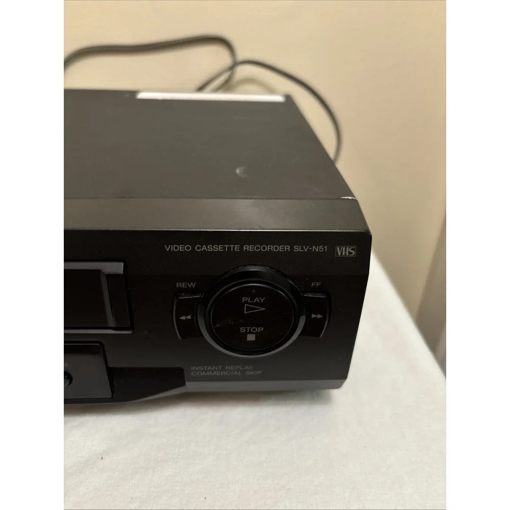 Sony SLV-N51 Hi-Fi Stereo VCR VHS Player Black For Parts or Repair